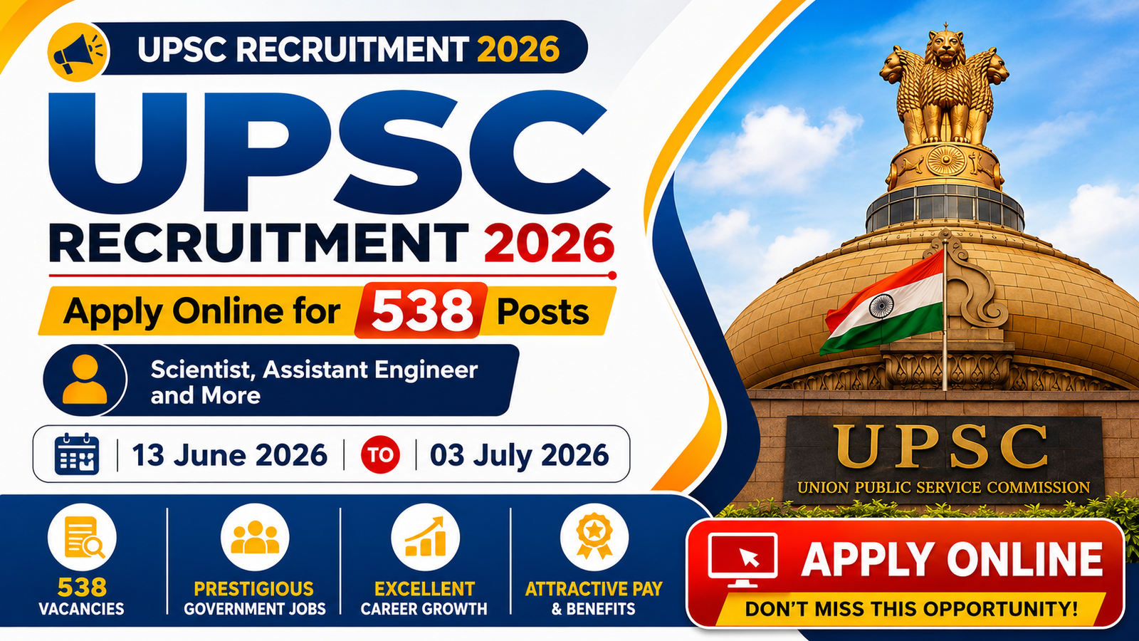 UPSC Recruitment 2026