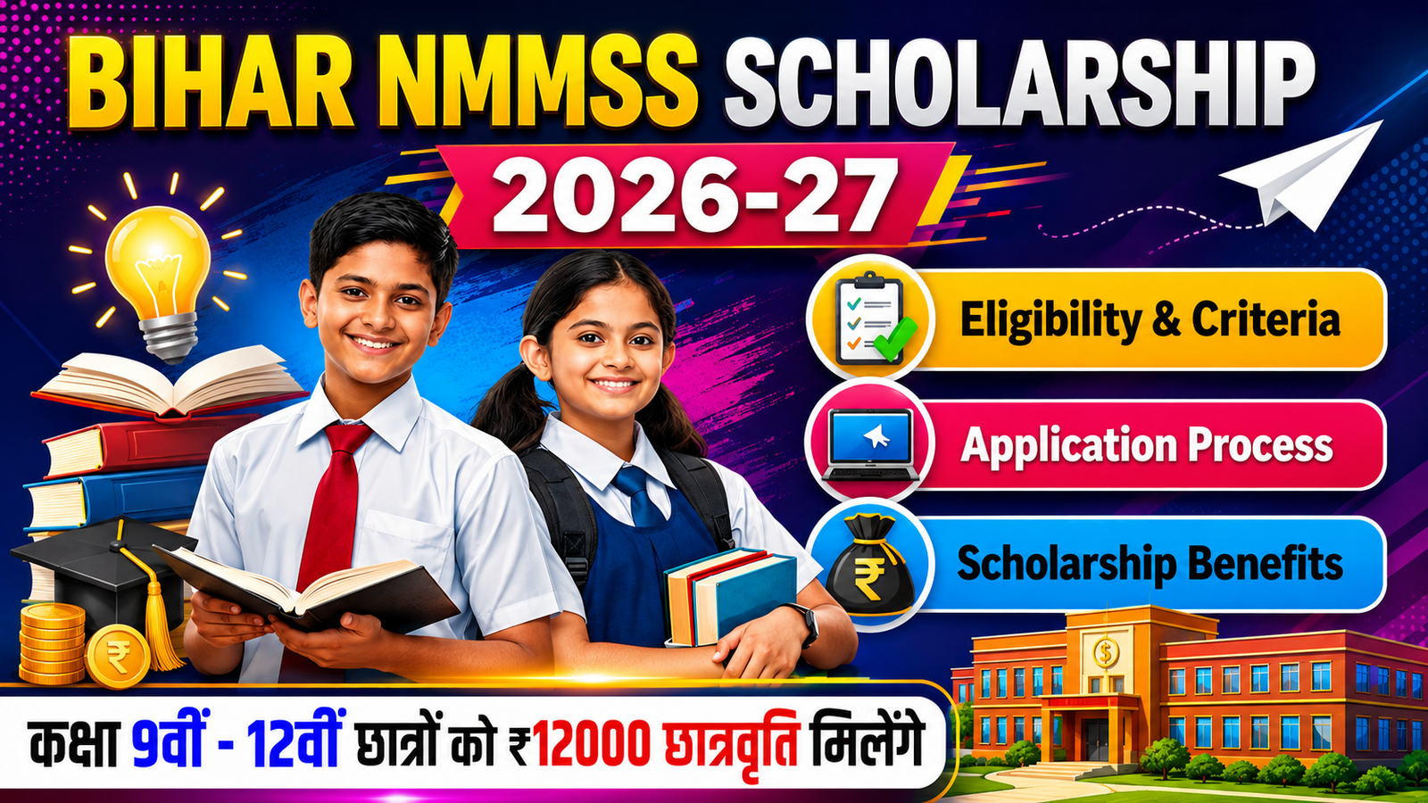 Bihar NMMSS Scholarship 2026-27