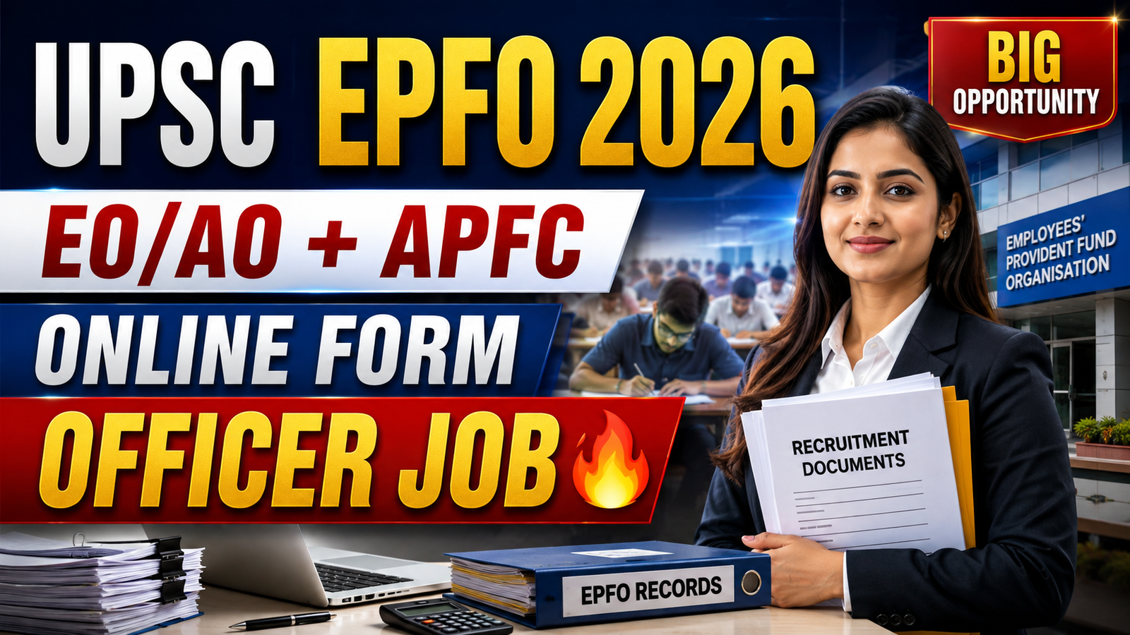 UPSC EPFO / APFC Online Form 2026