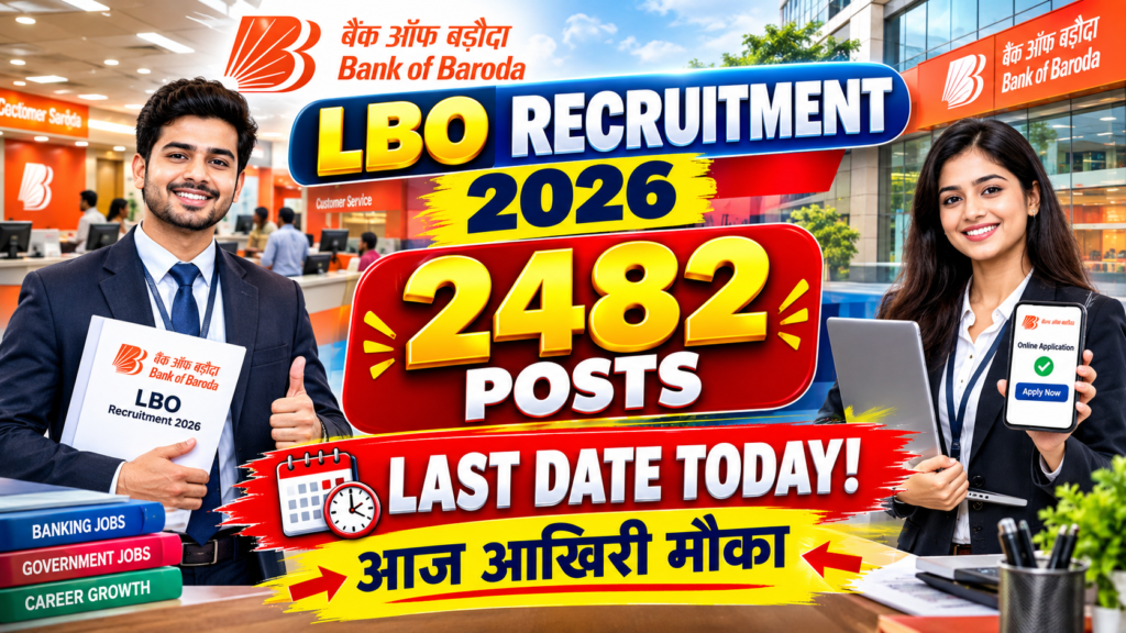Bank of Baroda LBO Online Form 2026