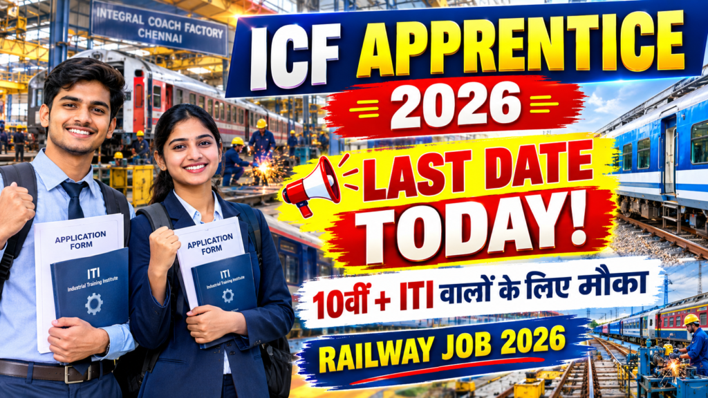 Railway ICF Apprentice Online Form 2026