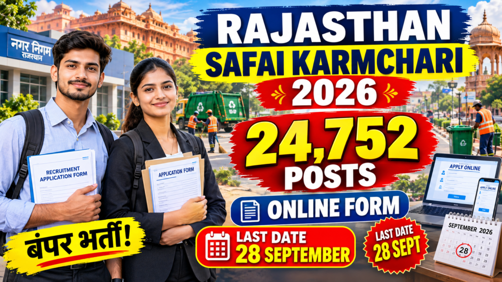 Rajasthan Safai Karmchari Recruitment 2026